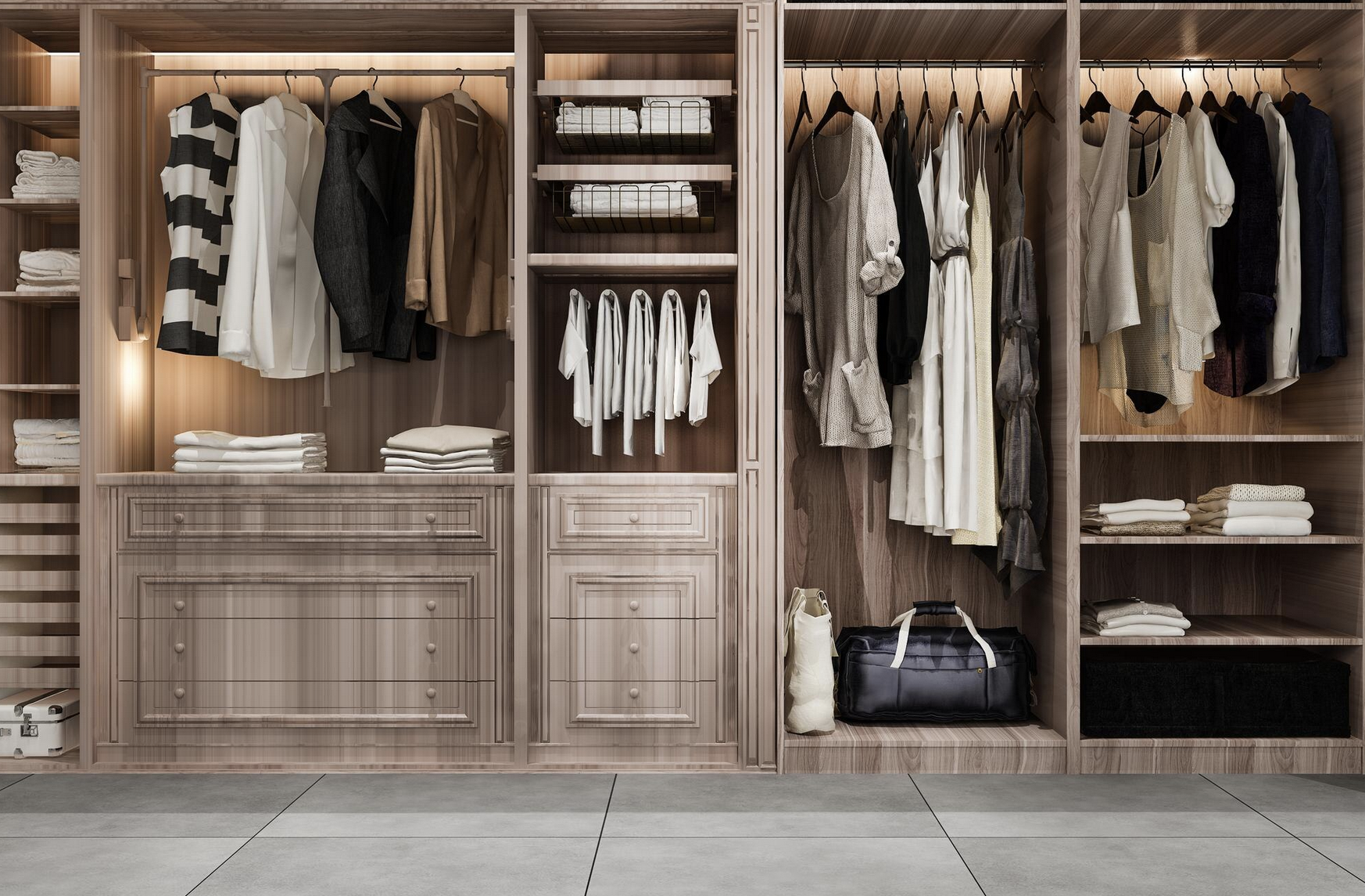 Image of a big solid wardrobe